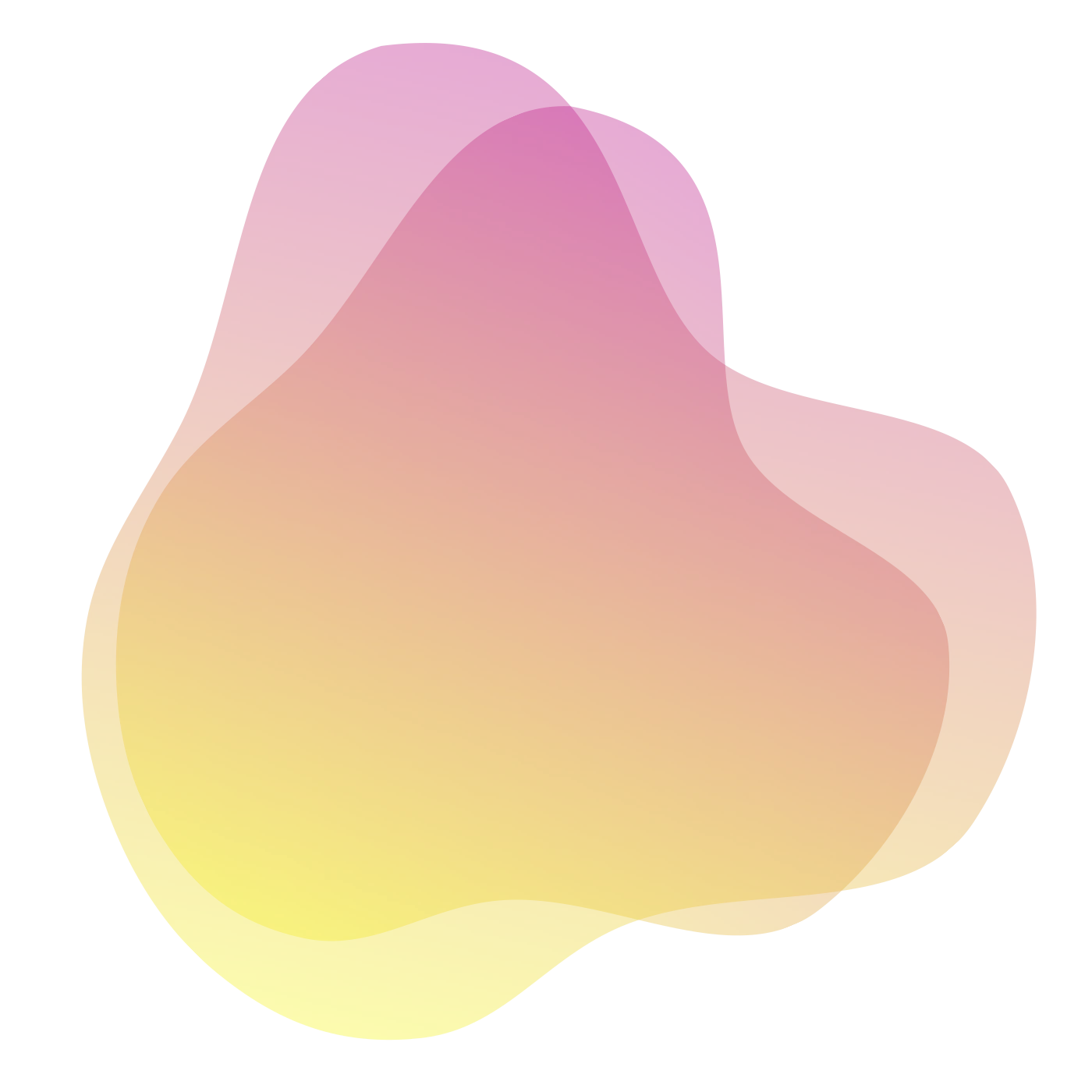 Pink yellow blob